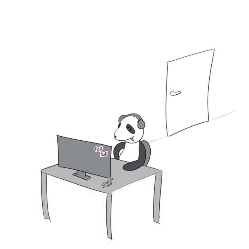 Case de BD : Moustache se tripote sur YouPanda